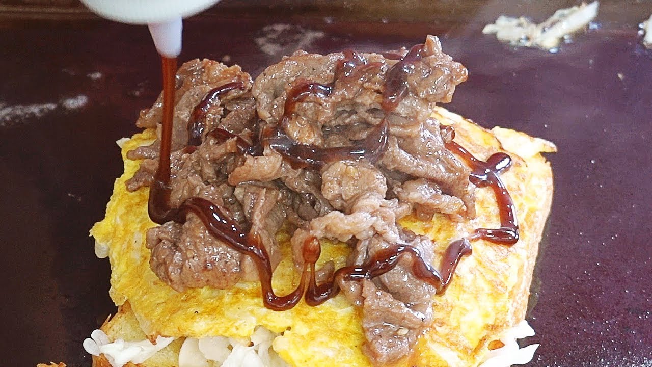 Bulgogi (Griiled Beef) Toast - Korean Street Food
