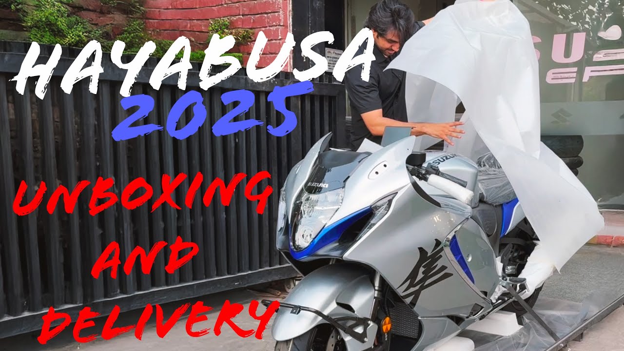 New Hayabusa 2025 Unboxing and delivery. Worth Every Penny!!