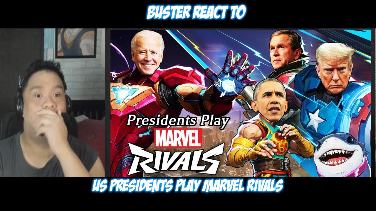 Реакция Бастера на игру президентов США в Marvel Rivals