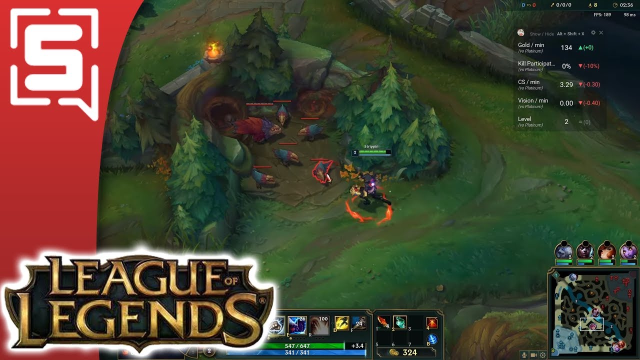 [Strippin] League of Legends : Always Jungles Fault Sadge Pepehands (Dec 5 2021)