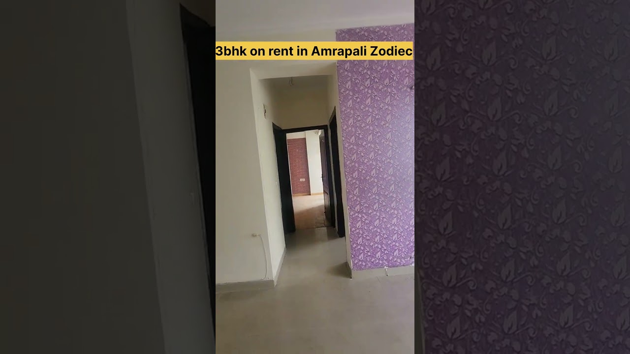 3bhk on rent in Amrapali Zodiac. Central Noida. 83769 56530