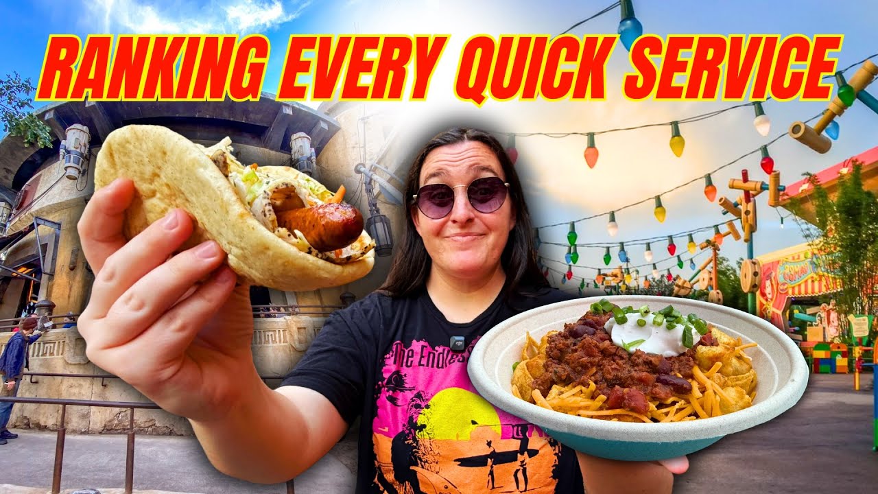 RANKING EVERY QUICK SERVICE RESTAURANT IN HOLLYWOOD STUDIOS- Walt Disney World