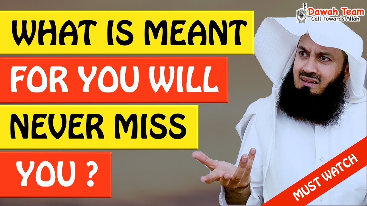 🚨WHEN YOUR TOUGH TIMES WILL COME TO AN END🤔 - MUFTI MENK