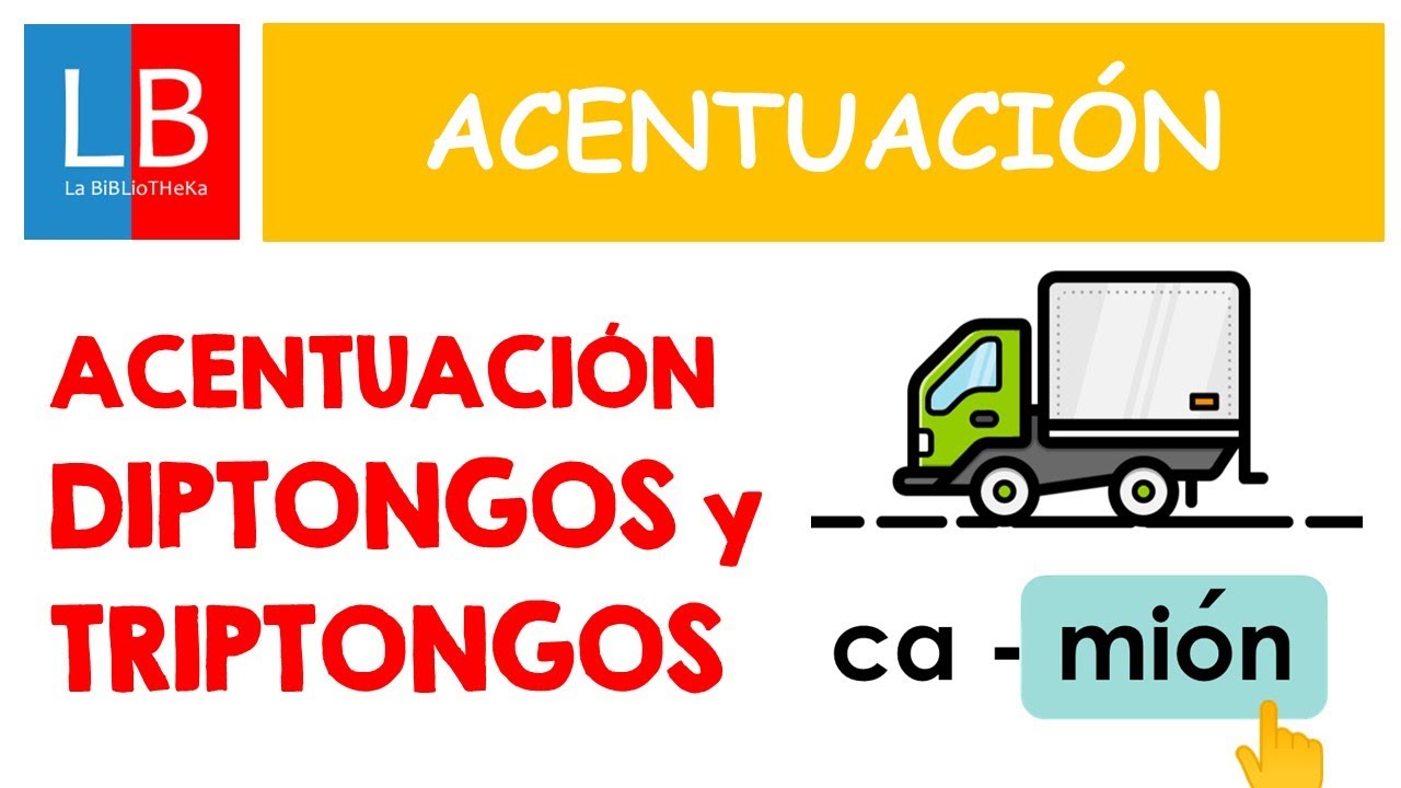 ACENTUACI&Oacute;N de DIPTONGOS y TRIPTONGOS para ni&ntilde;os ✔👩&zwj;🏫 PRIMARIA