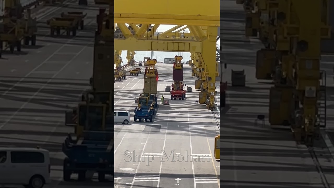 Trieste port and ship loading #passengership #shiplife #likesharesubscribe 