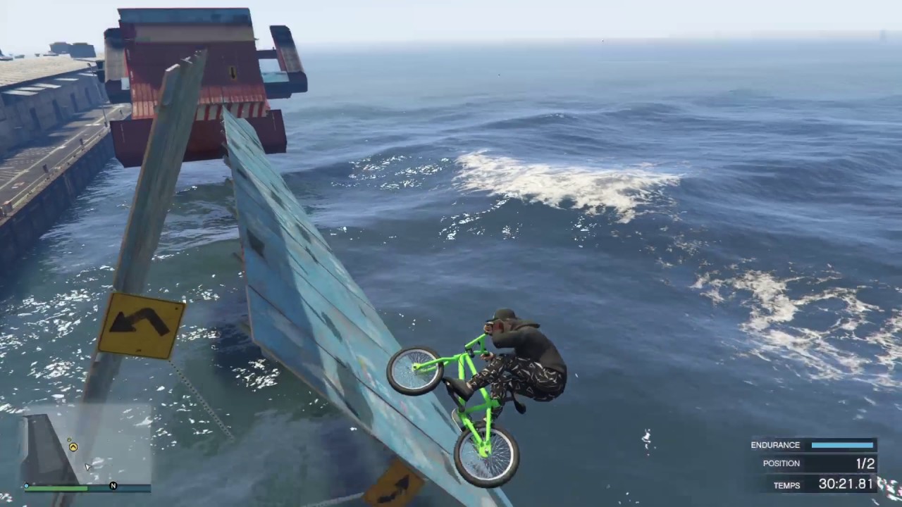 [GTA V] - BMX練習場～退学処分～  By Komonegi-chan (negigi-negi)