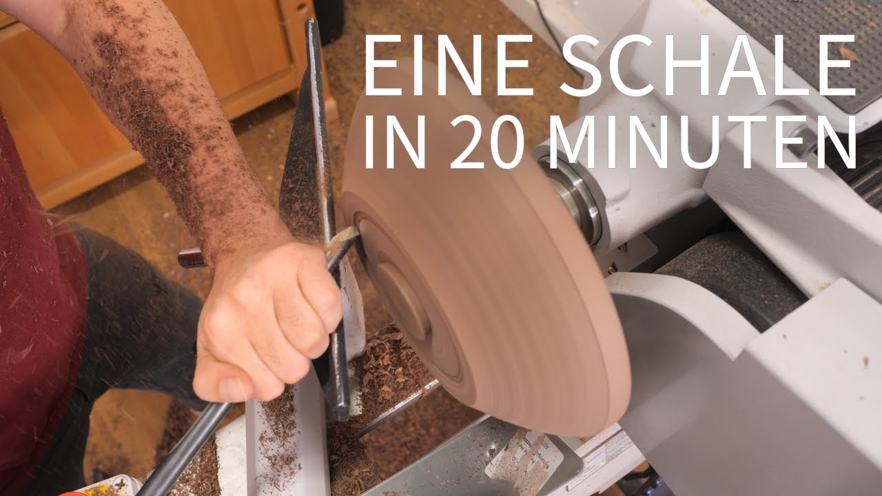 Drei Werkzeuge für eine Schale - in 20 min? - Mein Vortrag für die Holzwerken Live Messe