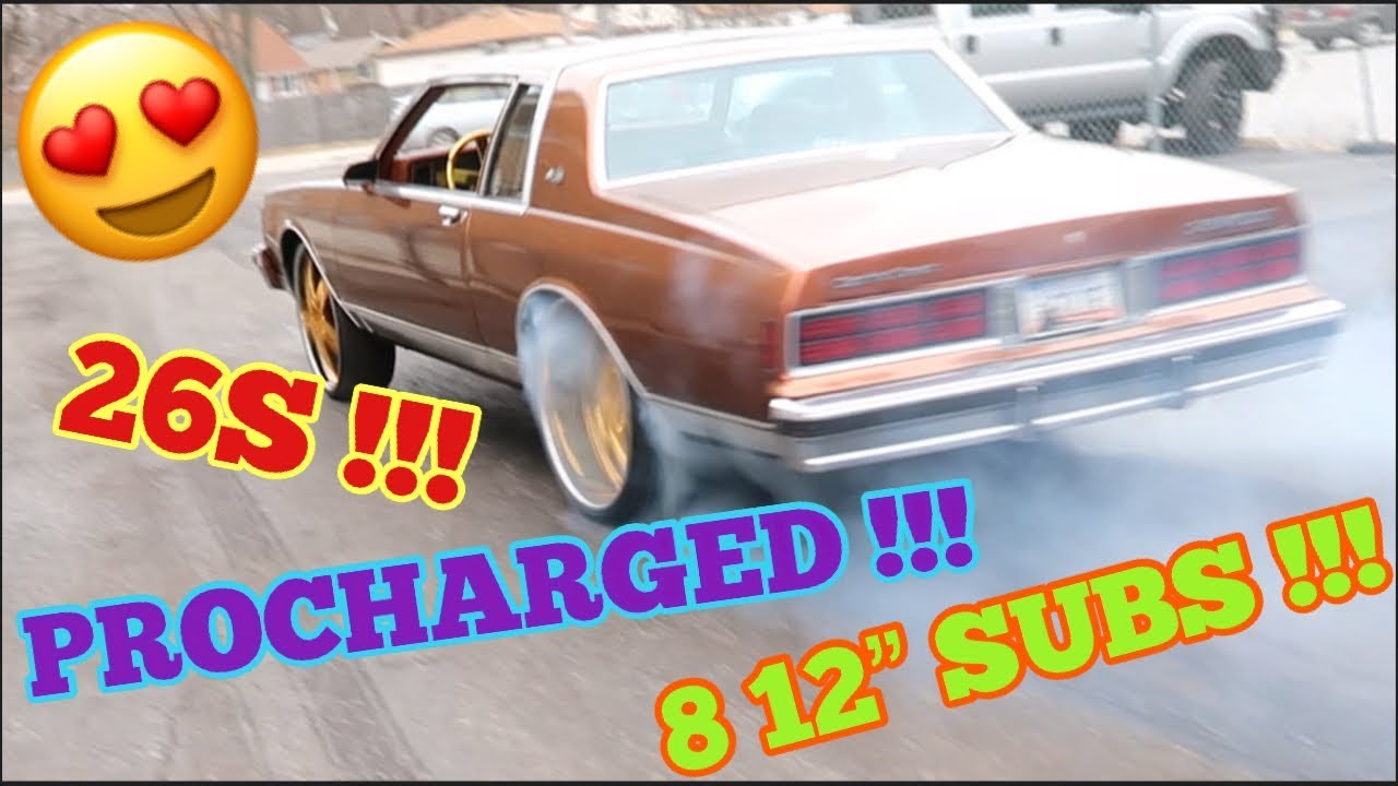 PROCHARGED BOX CHEVY ON 26S WITH CRAZY POWER
