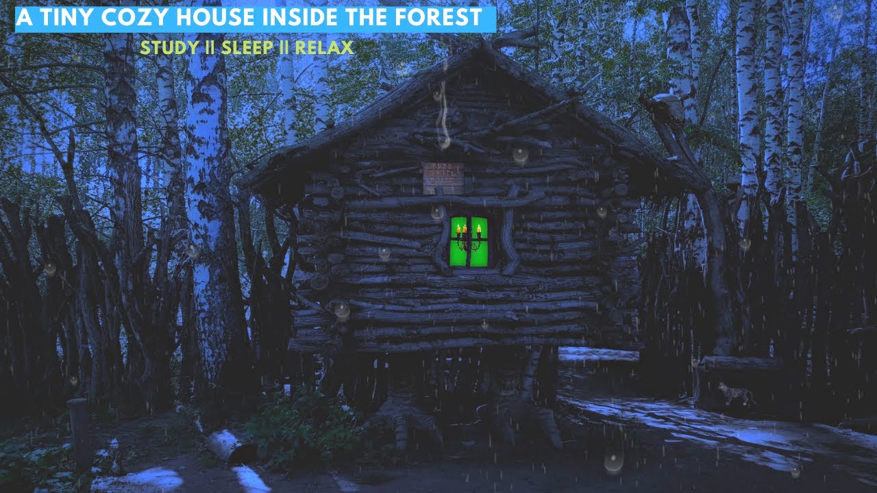 Luckily you found this Tiny  House in the Rain  || Feel Cozy || Relaxation || Sleep || Nature Sounds