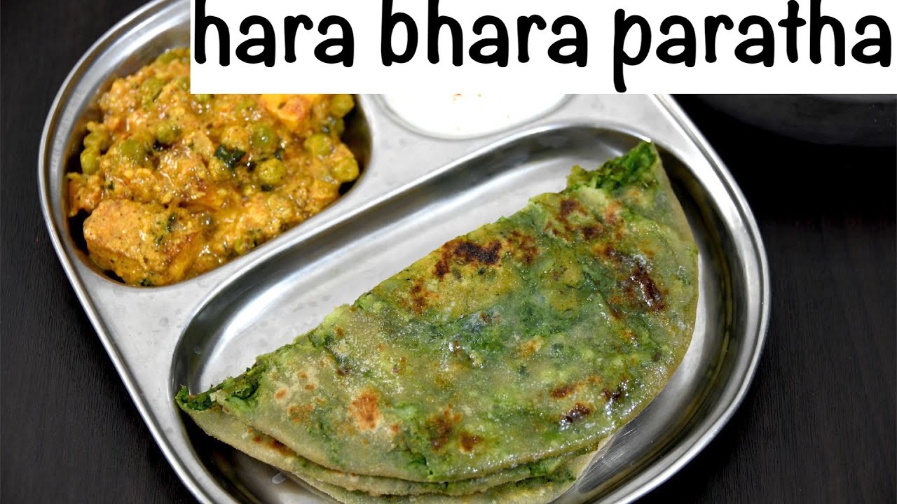 hara bhara paratha recipe | soft and delicious mixed veg green paratha recipe | palak paratha recipe