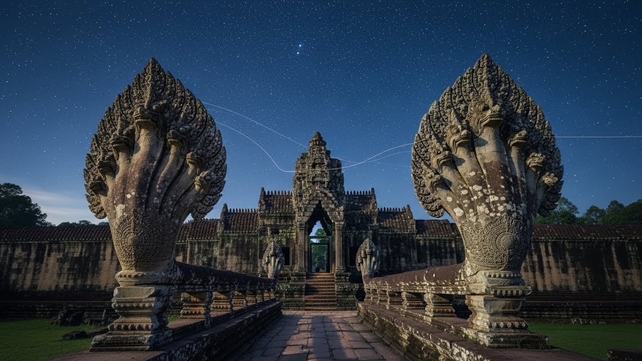Starlight Over the Temple Gates – Night Ambience