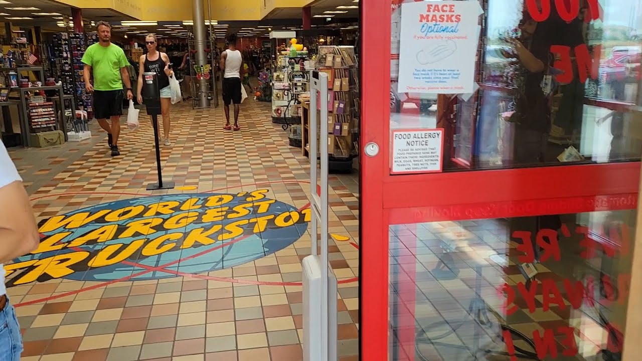 World's Largest Truck Stop I-80 TA Walcott Iowa Walking Tour Davenport Quad Cities