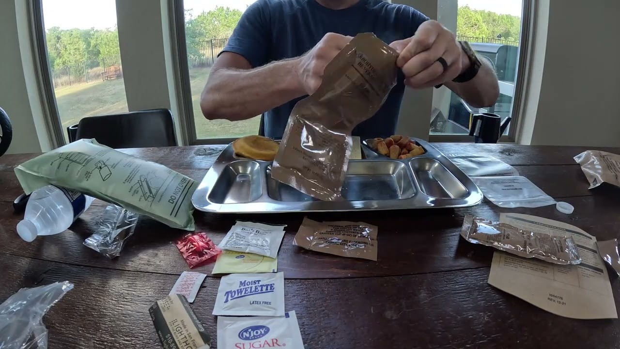Trying 24 MRE meals: Part 1 (chili with beans)