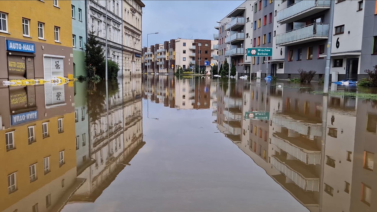 powódź, zalana Jelenia Góra, dzień trzeci