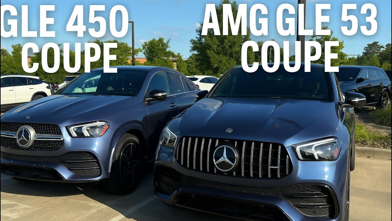 What’s the difference between? 2025 ￼AMG GLE 53 vs GLE 450 Coupe?