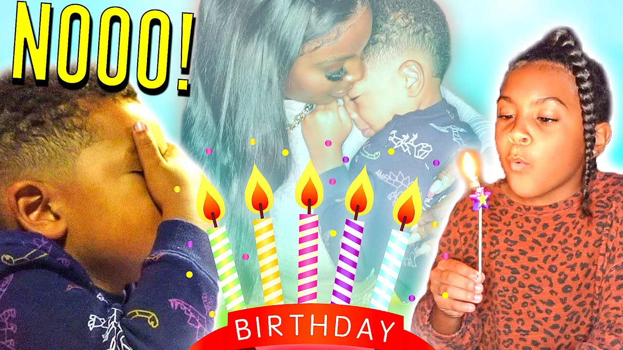 Birthday Boy Won't Blow Out Candles