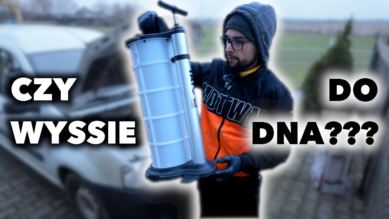 Czy wyssie wszystko? Odsysarka YATO YT-07087 TEST | DIY: Wymiana oleju Dacia Logan 1.5 dCi