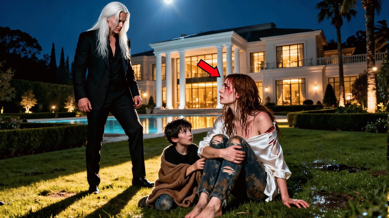 VAMPIRE KING found STARVING SINGLE MOM and her SON HIDING in backyard of MANSION, then this happened