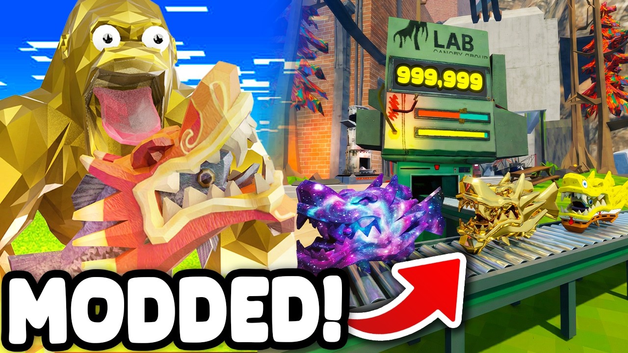 I Duplicated the MODDED DRAGON FISH with the DUPLICATION MACHINE in Animal Company!