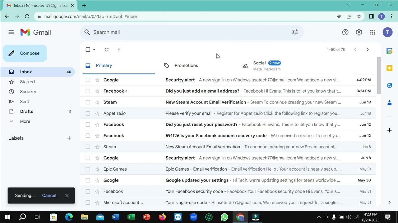 Как отправить PDF-файл в Gmail с ноутбука | Как отправить PDF-файл по электронной почте с ноутбука