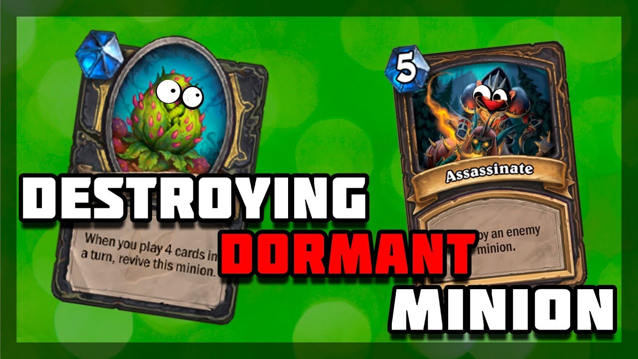 Hearthstone - Killing Dormant Sherazin, Corpse Flower