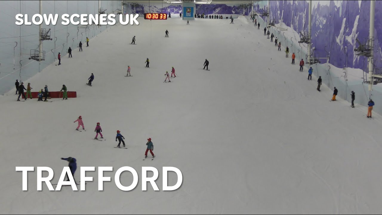 Chill Factore, Trafford Park - Ambient 4K video - Slow Scenes UK