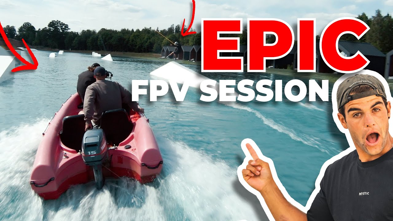 Wakeboarding at Vanduo Marse! Pro Wakeboarders | Drone Wakeboarding