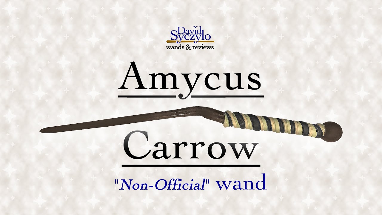 Non-Official Amycus Carrow Video Game Wand