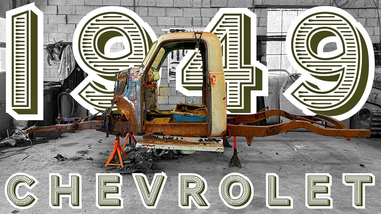 Restoring a Junkyard '49 Chevy 3100 - Pt. 3 Removing the Cab