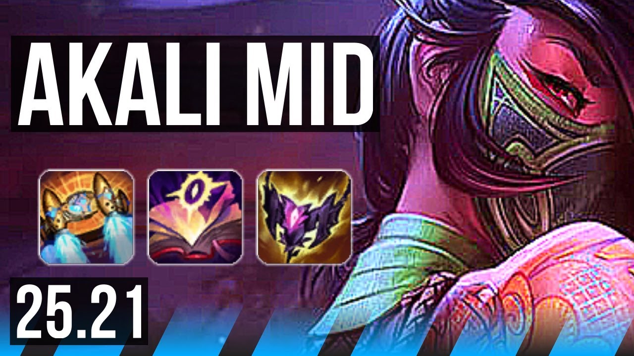 AKALI vs SYLAS (MID) | Legendary | EUW Challenger | 25.21