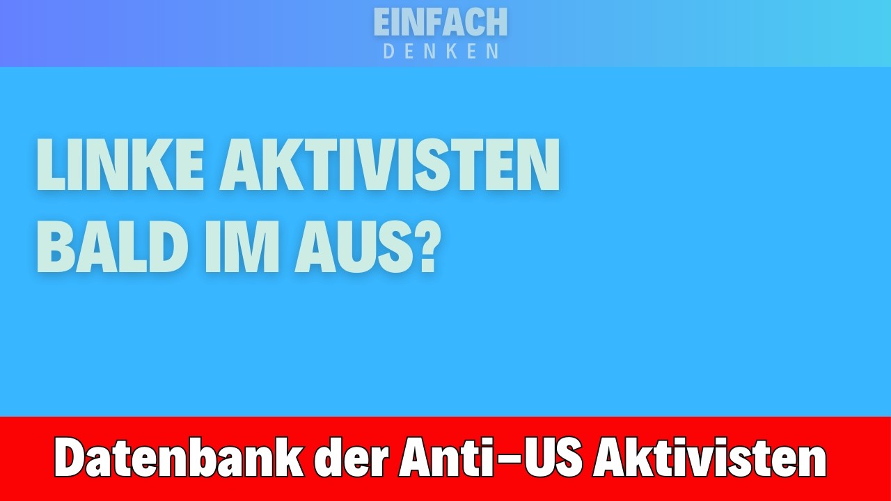 🔥DATENBANK🔥 - US Sanktionen gegen Rote Netzwerke beginnen