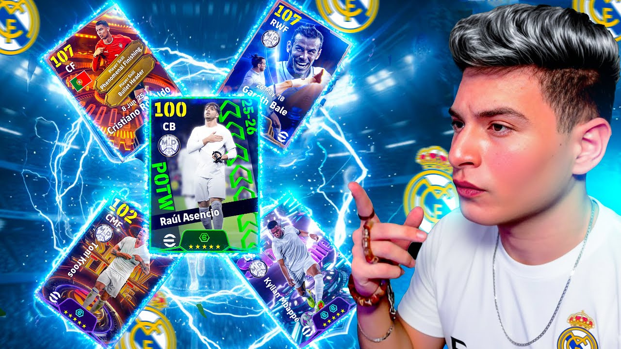 ريال مدريد بكامل قوته🤯راؤول أسينسيو ينضم لكتيبة كريستيانو البيج تايم❤️🔥| eFootball 2026