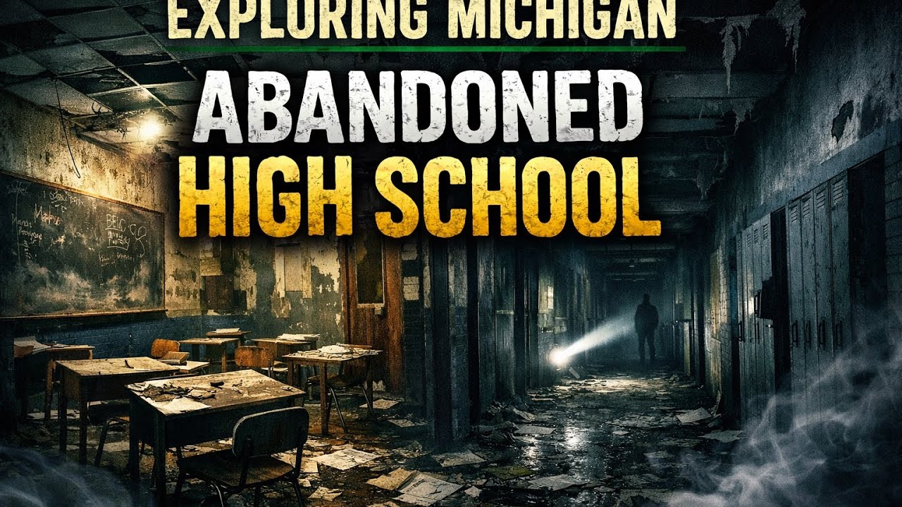 We Explored an Abandoned High School in Michigan… We Shouldn’t Have.