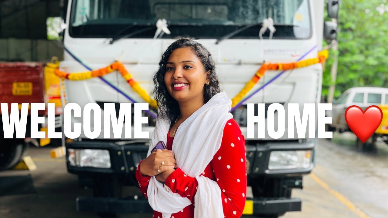 WELCOME HOME ❤️ | TATA SIGNA 1923.T | ALFIYA JALEEL | 25th OCTOBER 2024 #youtube #vlog #new #alfu