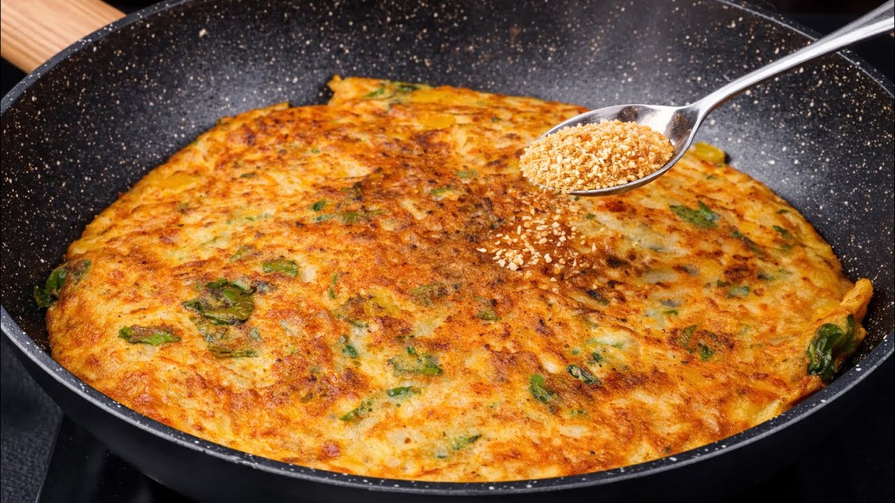 I can cook this every day! Just 2 potatoes and eggs — better than pizza!