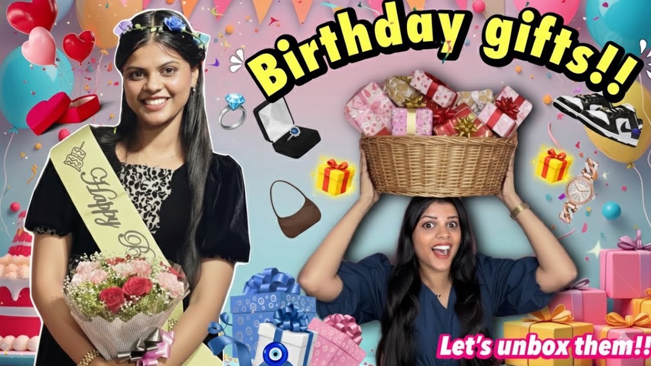 Unboxing My BIRTHDAY Gifts!! 🎁  My friends surprise at 12:00 am!! | Jenni’s Hacks