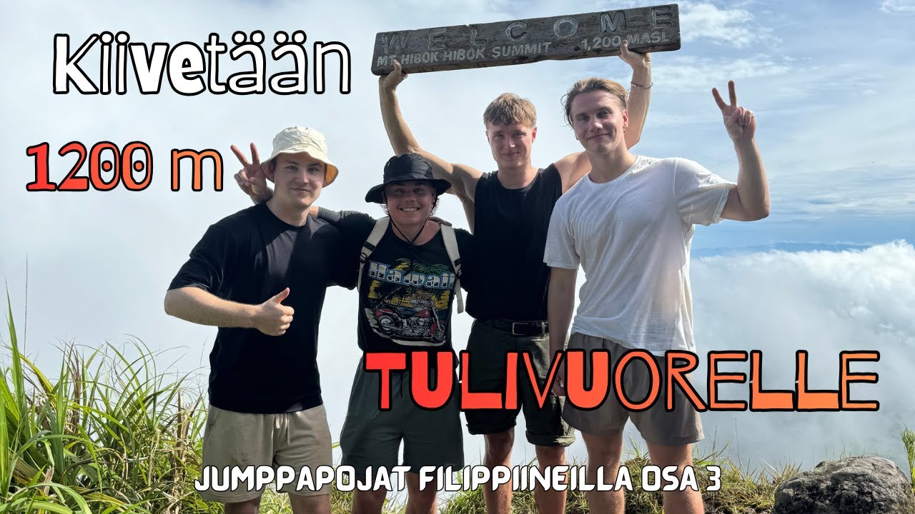 KIIVETÄÄN TULIVUORELLE JA UIDAAN KRAATERISSA