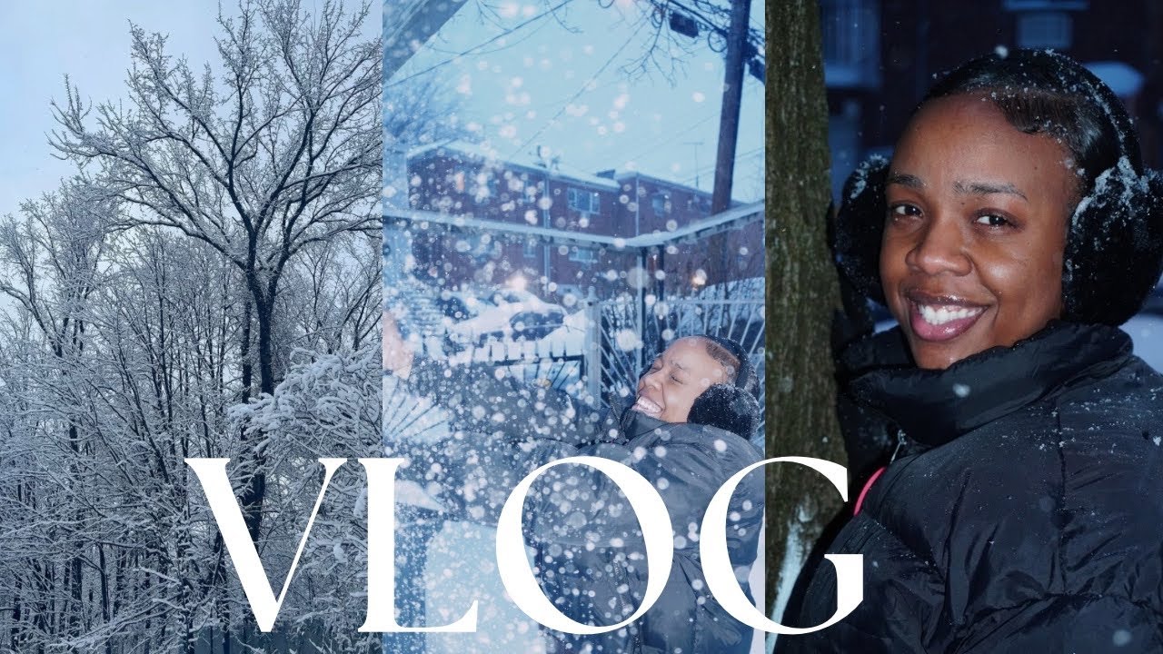 VLOG| Winter Storm prep, grocery shopping, my sleek bun tutorial, chit chat + more 