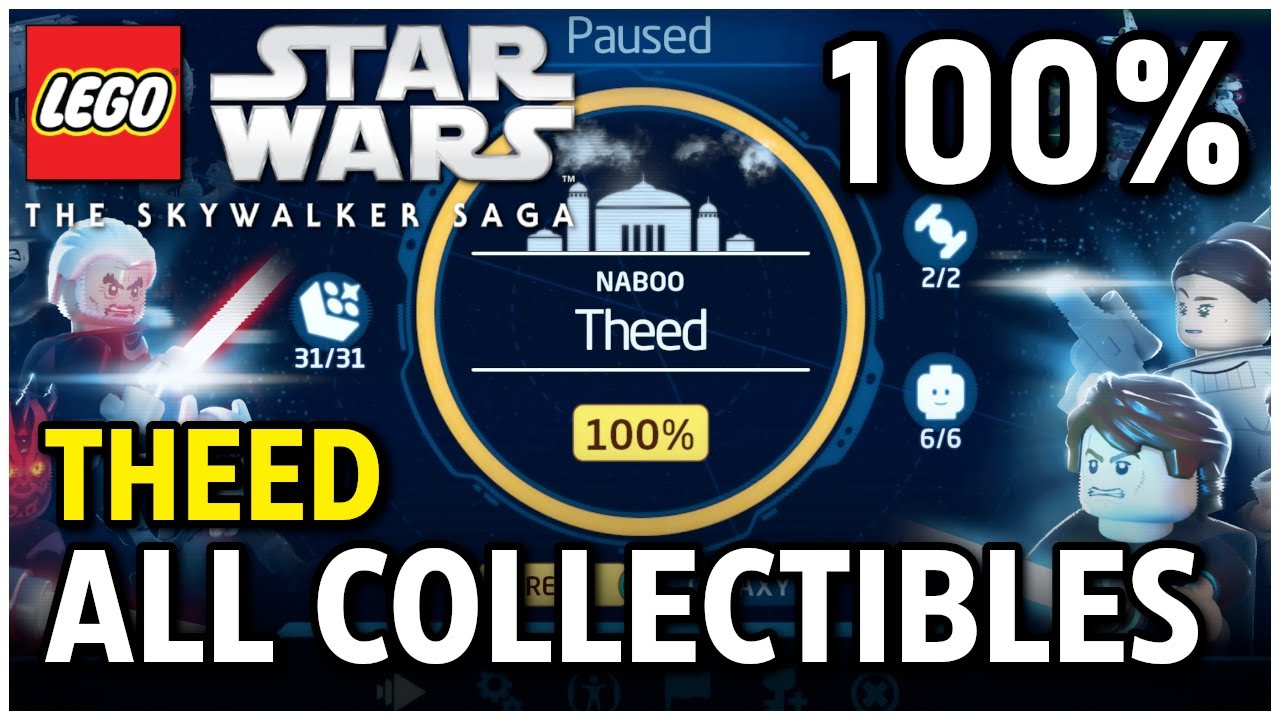 Naboo Theed: All Collectibles 100% Guide - LEGO Star Wars The Skywalker Saga