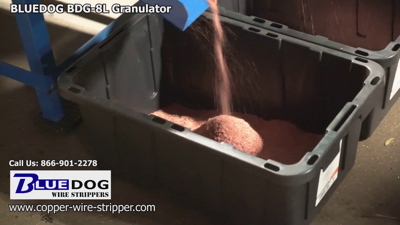 Copper Chopper BDG-8L  - Granulate your scrap copper wire