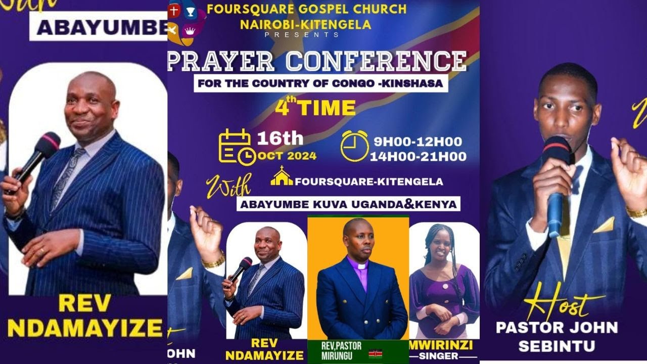 LIVE// UMUGOROBA WOGUSOZA IGITERANE CYOGUSENGERA CONGO HAMWE NA REV MATAYO  NA REV JEAN PAUL