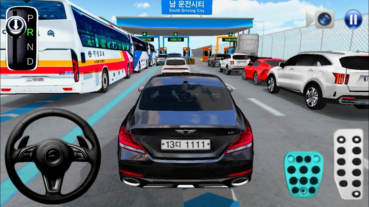 New Oranges Mercedes Police Car Highway - 3D Driving Class 2025 - 3D Driving Class Game - Car Game