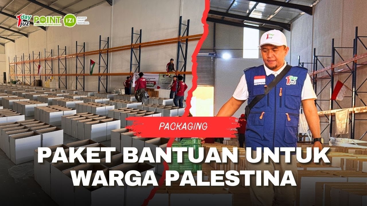 1000 Paket Bantuan Siap Disalurkan Kepada Warga Palestina