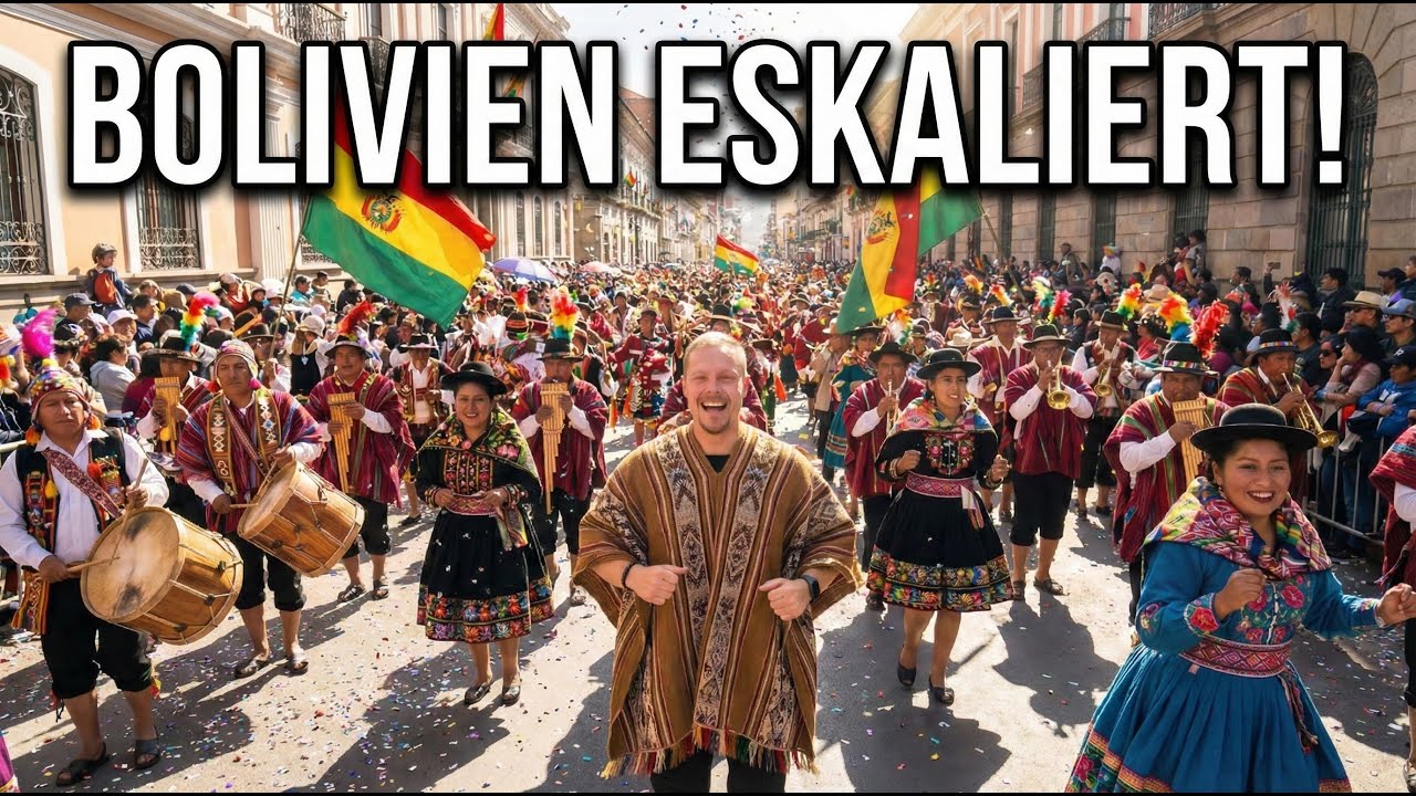 Epische Faschingsparty in Bolivien 🇧🇴