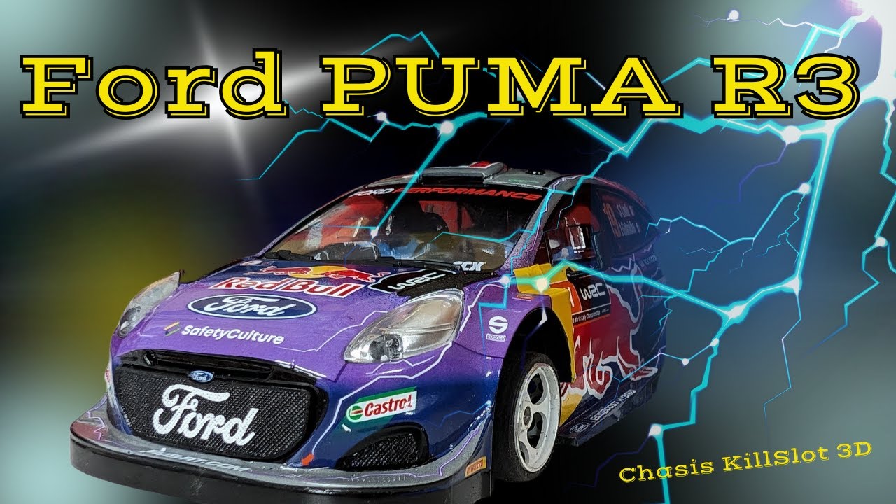 💥 💥 💥 FORD PUMA para ®️3️⃣‼️ Preparación con chasis KillSlot 3D