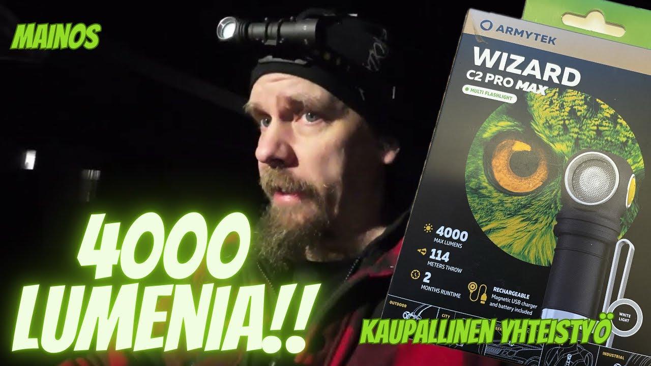 Jytkympi otsalamppu | Armytek Wizard C2 Pro Max