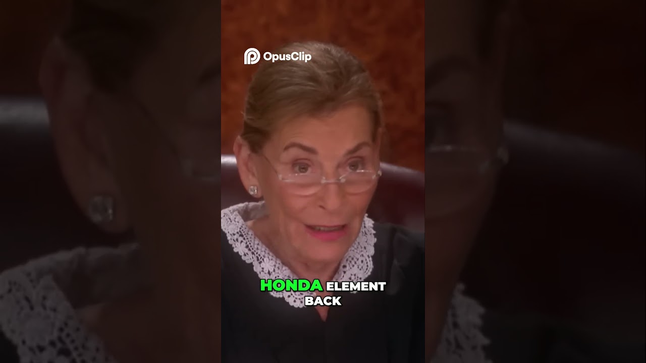 Car Repair Drama  The Honda Element Dispute #judgejudy #shorts #youtubeshorts #judgeshow  #news