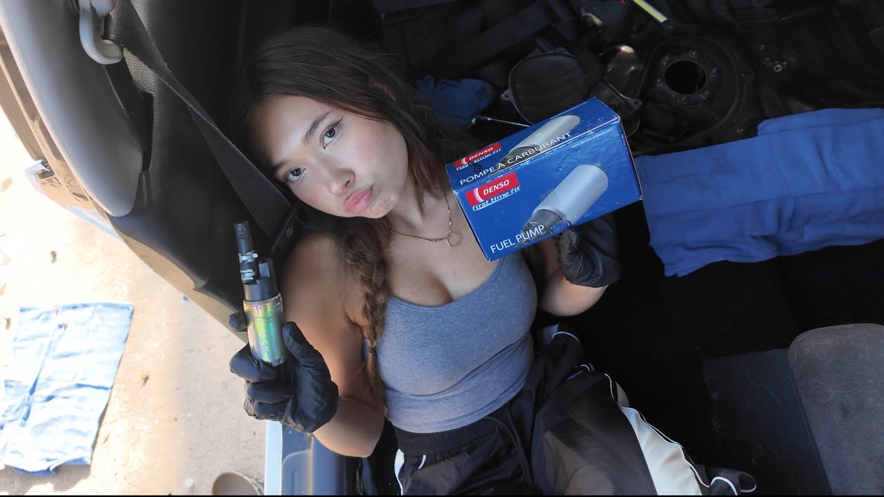 fixing my project car | first time rebuilding my fuel pump, new air filter, unboxing + new gaskets