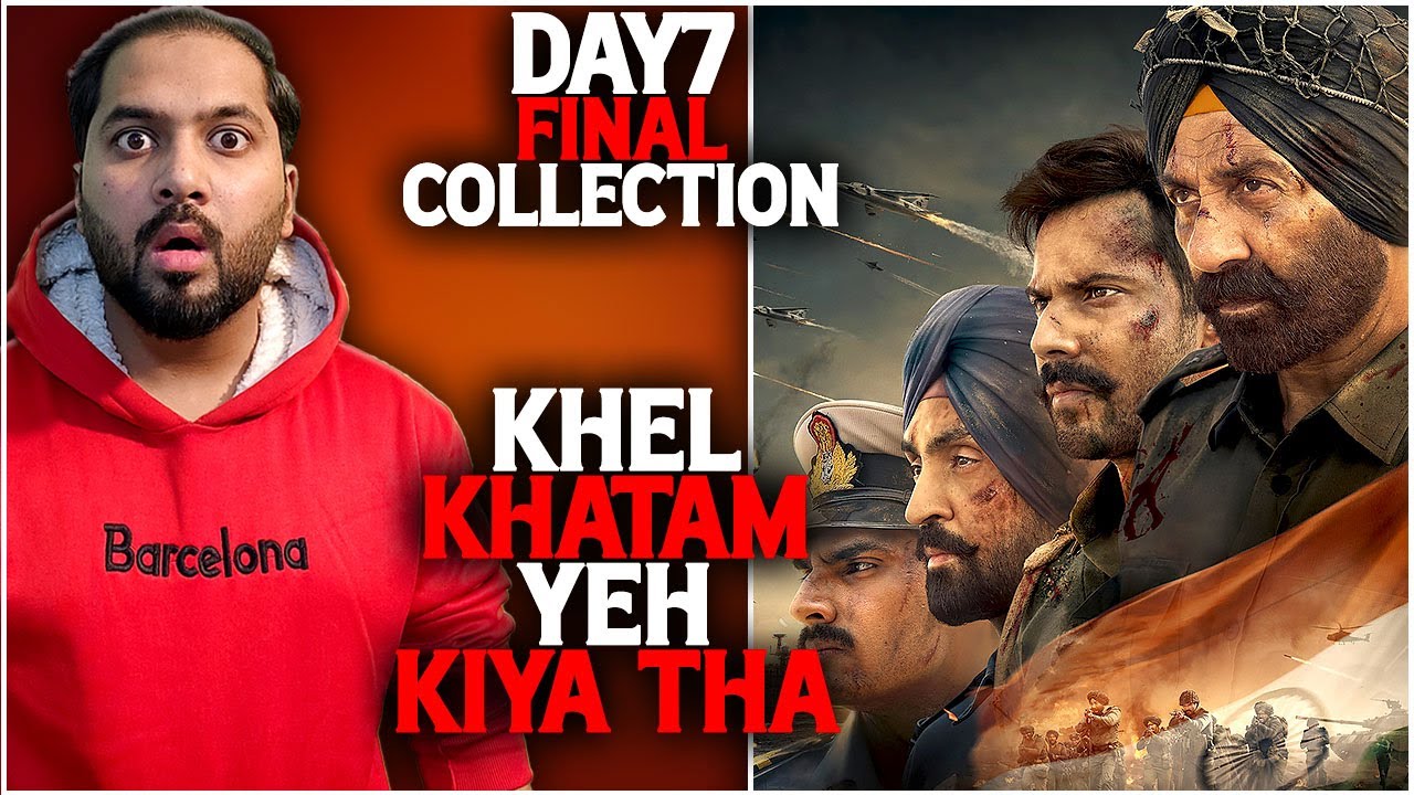 Border 2 Day 7 Worldwide Final Box Office Collection | Border 2 Total Collection India | #Border2