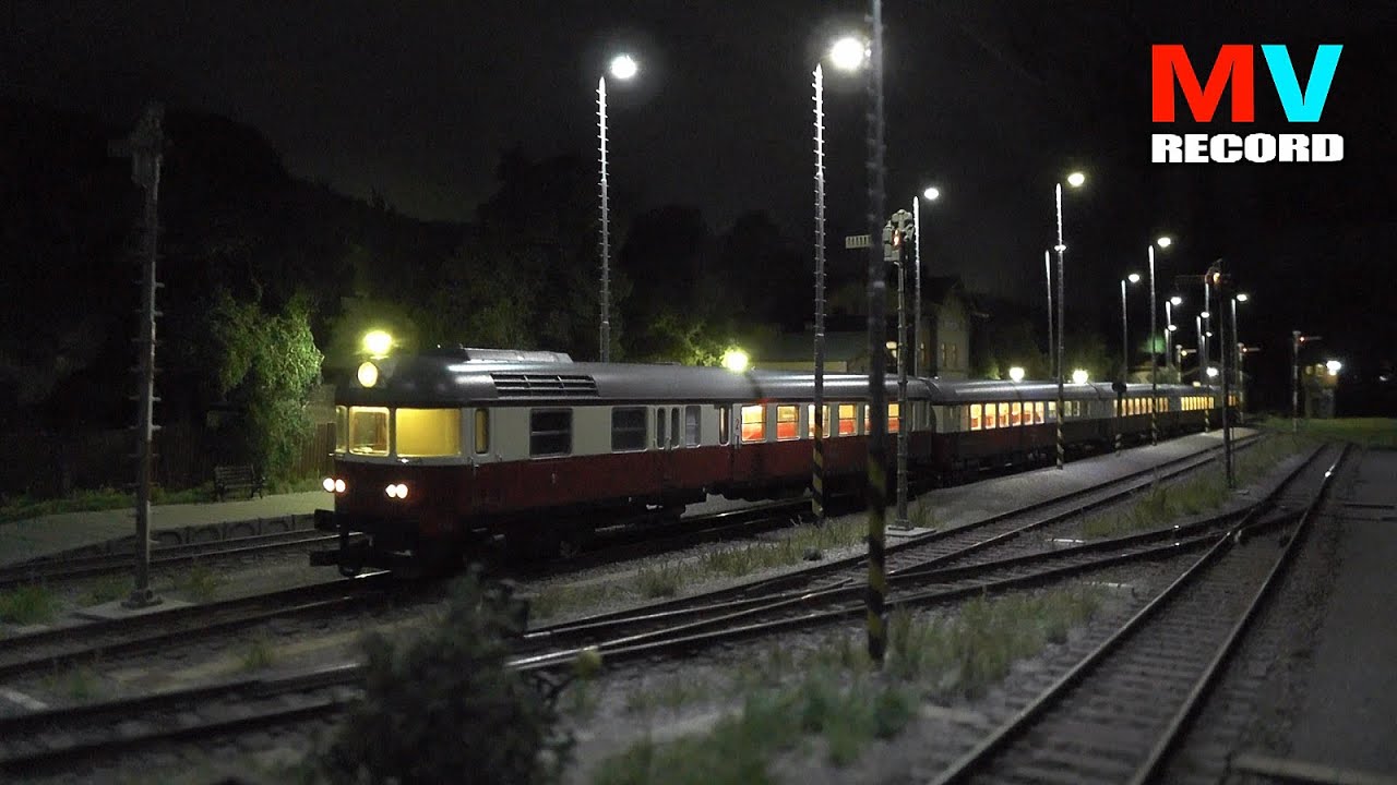 ČSD M296.1 Hydra Expres Vindobona ZIMO sound - zvuky + CZ hlášení